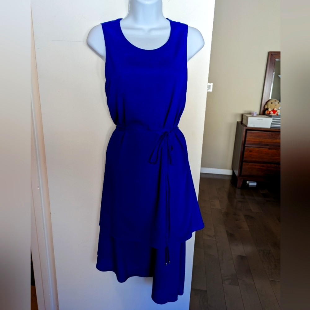 Asymmetrical midi dress